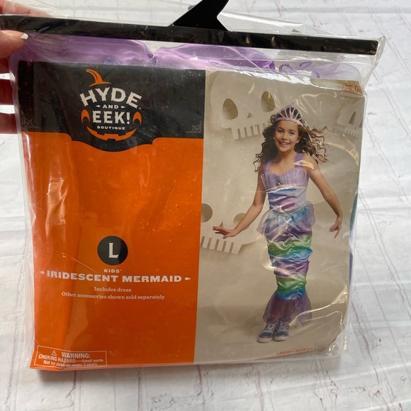 Hide and eek NWT mermaid costume girls large 10-12 - Picture 2 of 6